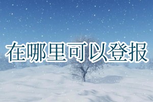 在哪里可以登報