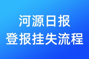 河源日報登報掛失流程